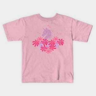 Mystical Harmony (Pink) Kids T-Shirt